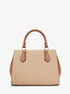 Marilyn Medium Two-Tone Saffiano Leather Satchel michael kors marilyn medium two tone saffiano leather satchel
