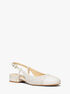 michael kors perla flex signature logo slingback flat