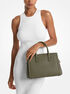 michael kors laila medium leather satchel