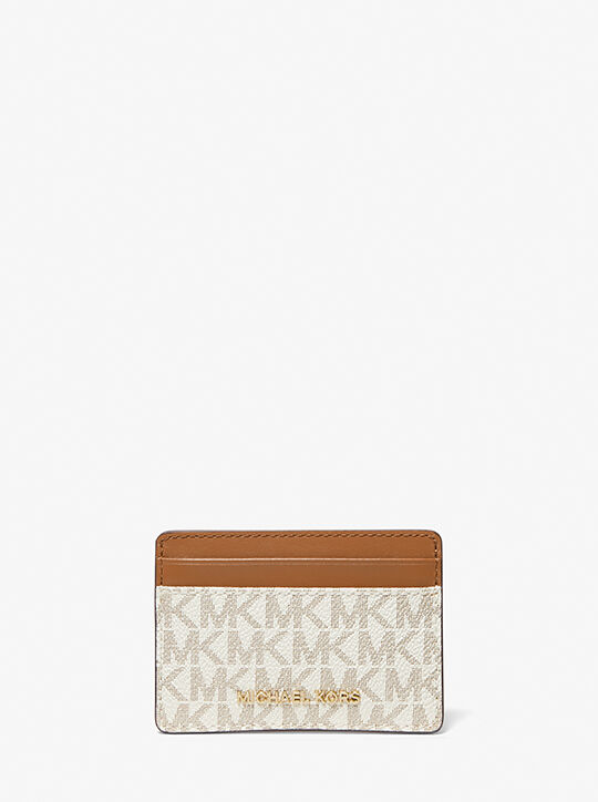 michael kors logo card case