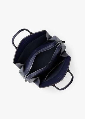 michael kors حقيبة ليلى الجلدية متوسطة الحجم