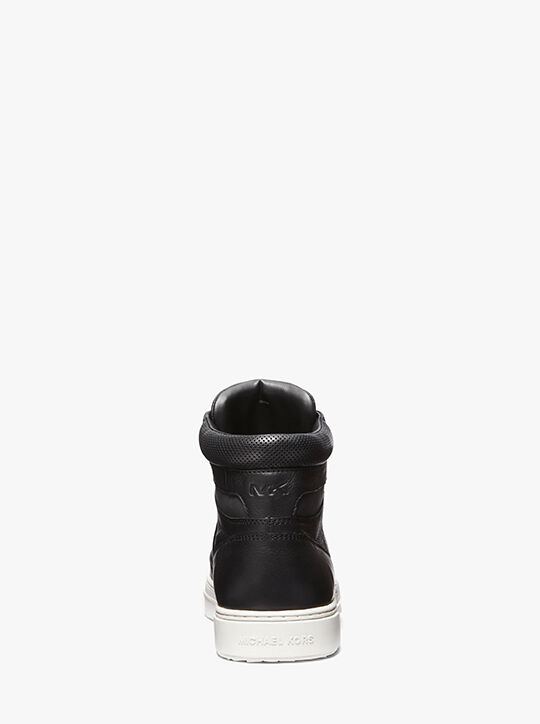 michael kors barett leather high top sneaker