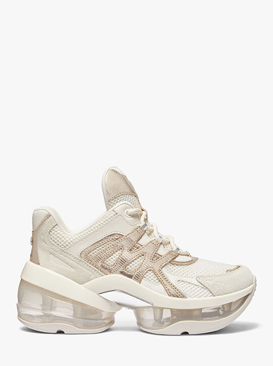 michael kors olympia sport extreme leather trainer