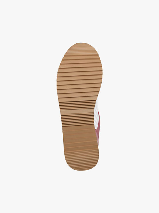 Raina Mixed-Media Trainer michael kors raina mixed media trainer