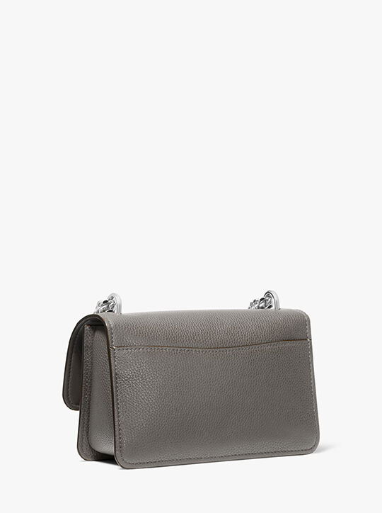 michael kors claire large pebbled leather convertible shoulder bag