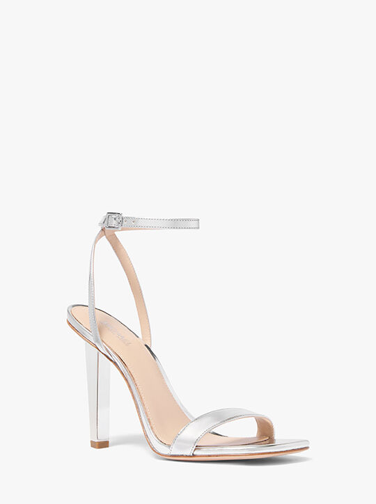 Halle Specchio Leather Sandal michael kors halle specchio leather sandal