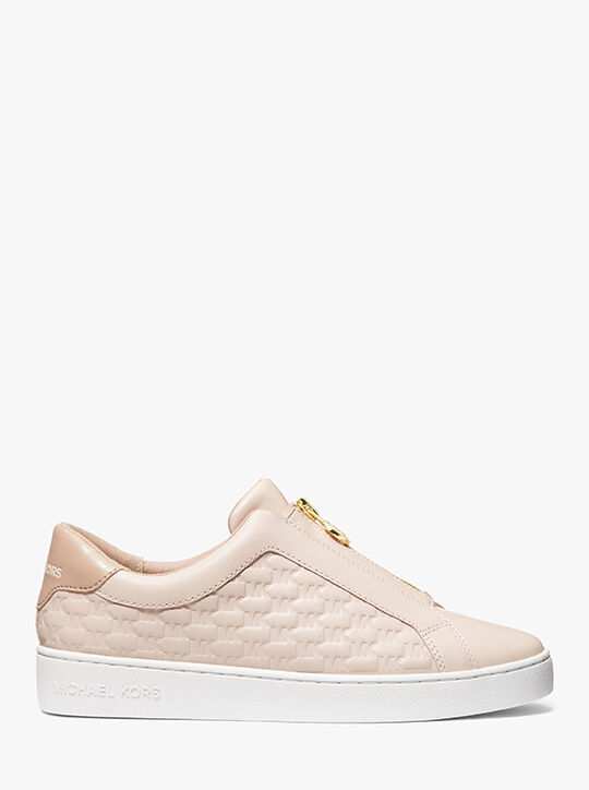 michael kors keaton leather slip on sneaker