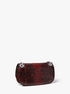 Christie Mini Python Embossed Leather Envelope Bag michael kors christie mini python embossed leather envelope bag
