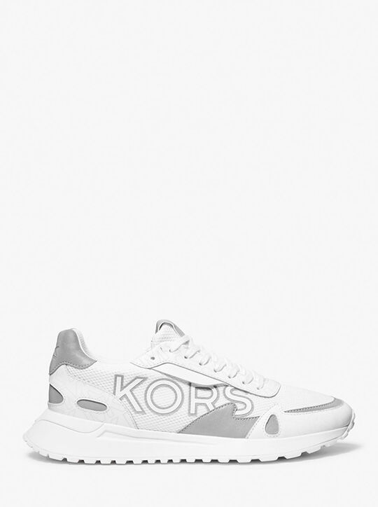 Miles Leather Mesh Trainer michael kors miles leather mesh trainer
