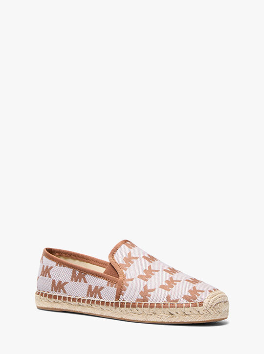 Hastings Logo Jacquard Slip-On Espadrille michael kors hastings logo jacquard slip on espadrille