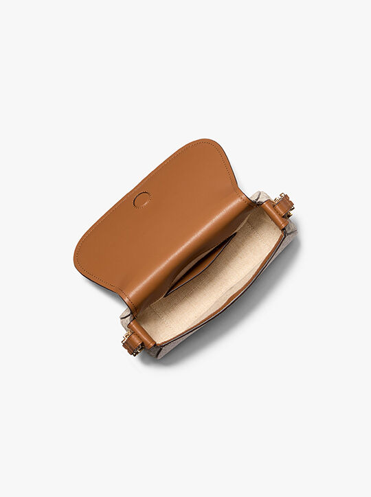 michael kors lydia small signature logo crossbody bag