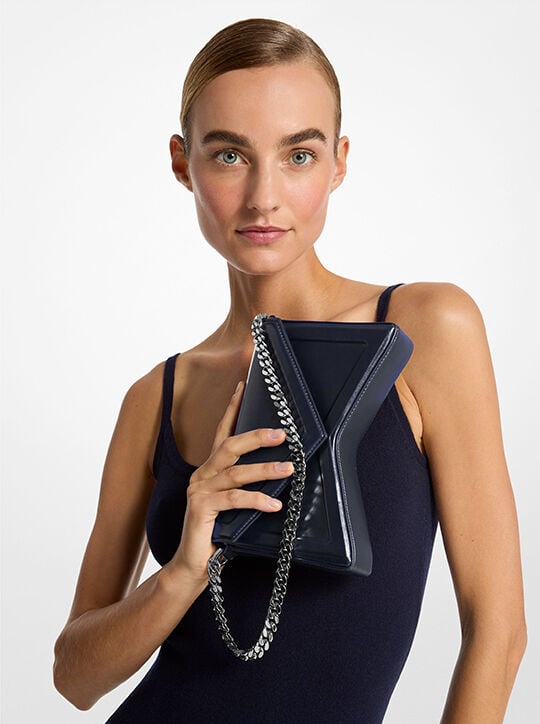 Manhatta Leather Shoulder Bag michael kors manhatta leather shoulder bag