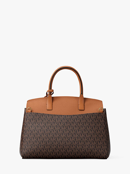 Landry Medium Signature Logo Satchel michael kors landry medium signature logo satchel