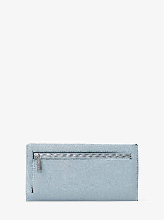 michael kors محفظة كارسون الجلدية الكبيرة المحببة