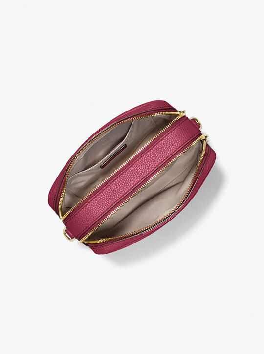 michael kors bryant medium pebbled leather camera crossbody bag