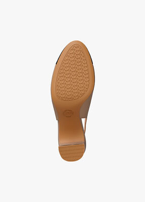 michael kors piper flex leather slingback pump