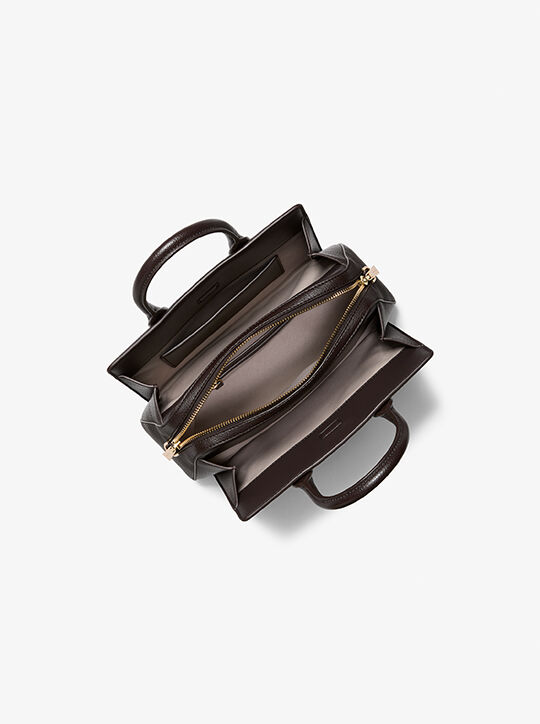 Laila Small Signature Logo Satchel michael kors laila small signature logo satchel