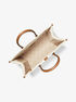 Mirella Large Canvas Tote Bag michael kors mirella large canvas tote bag