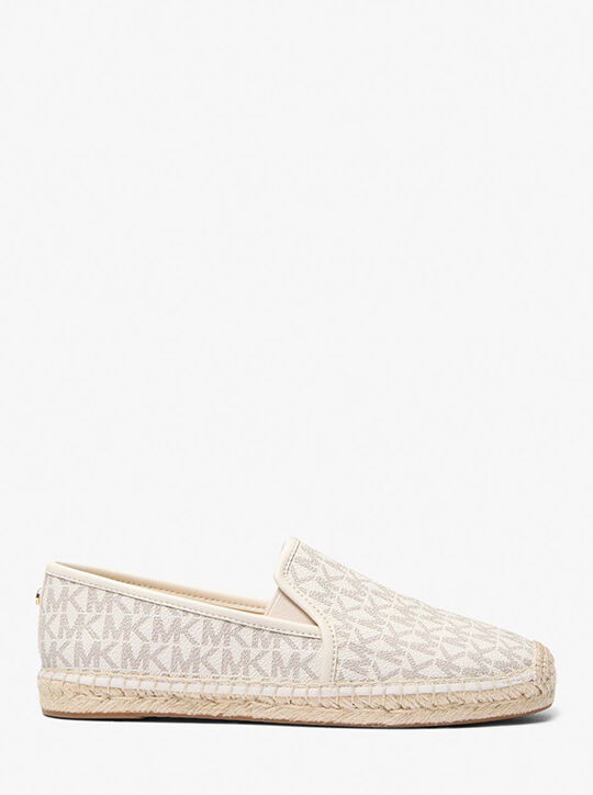 michael kors hastings signature logo slip on espadrille