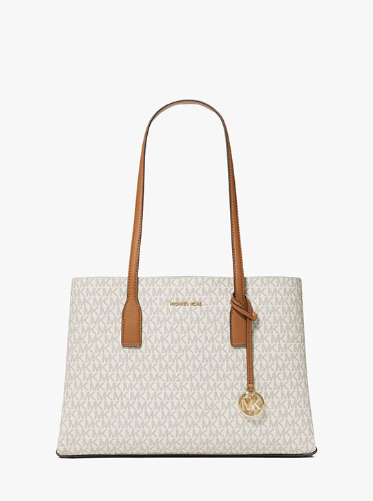 Ruthie Medium Signature Logo Tote Bag michael kors ruthie medium signature logo tote bag