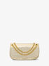 Christie Mini Metallic Crocodile Embossed Leather Envelope Bag michael kors christie mini metallic crocodile embossed leather envelope bag