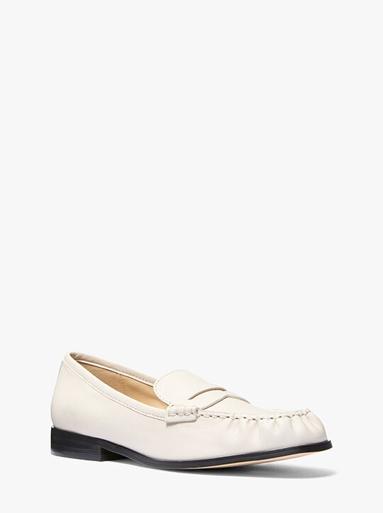 michael kors حذاء كارلسون الجلدي