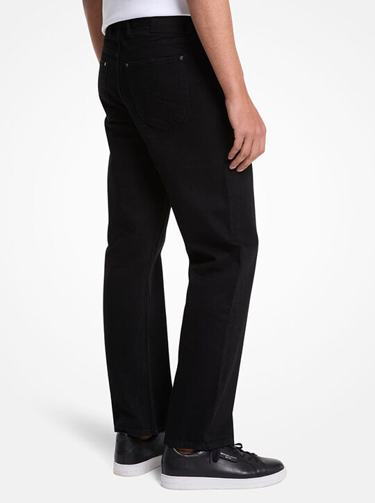 michael kors finn straight fit stretch denim jeans