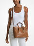 michael kors carson medium pebbled leather satchel