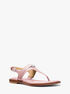 Mandy Leather T-Strap Sandal michael kors mandy leather t strap sandal