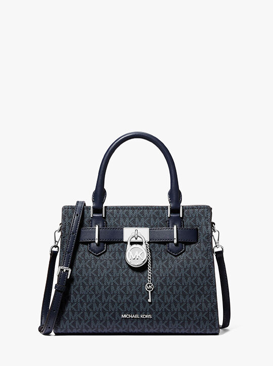 حقيبة ساتشيل هاملتون صغيرة بشعار الماركة michael kors حقيبة ساتشيل هاملتون صغيرة بشعار الماركة