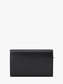 michael kors jet set large pebbled leather wallet