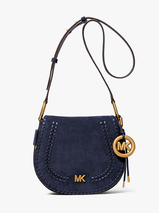 حقيبة سرج جوزي متوسطة الحجم من جلد الغزال المخيط michael kors حقيبة سرج جوزي متوسطة الحجم من جلد الغزال المخيط