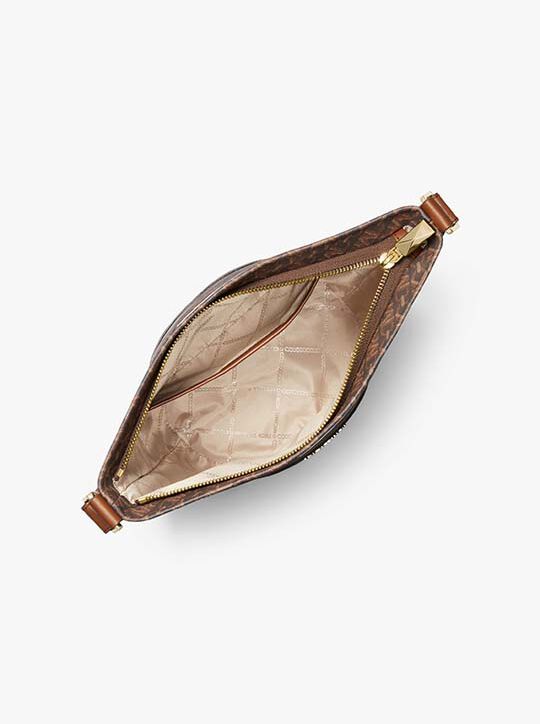 Townsend Medium Empire Signature Logo Messenger Bucket Bag michael kors townsend medium empire signature logo messenger bucket bag