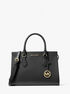 michael kors sheila medium faux saffiano leather satchel