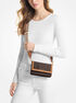 Jet Set Small Logo Print Woven Smartphone Crossbody Bag michael kors jet set small logo print woven smartphone crossbody bag