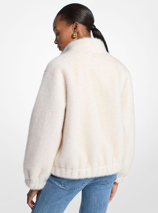michael kors faux fur jacket