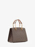 michael kors cynthia extra small signature logo satchel