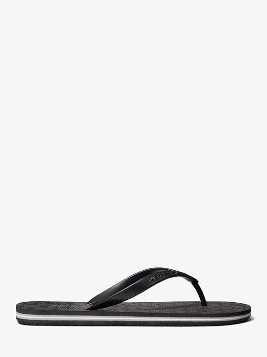 Travis Logo Flip-Flop michael kors travis logo flip flop