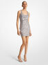 Sequined Stretch Tulle Racerback Tank Dress michael kors sequined stretch tulle racerback tank dress
