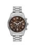 Oversized Lexington Silver-Tone Watch michael kors oversized lexington silver tone watch