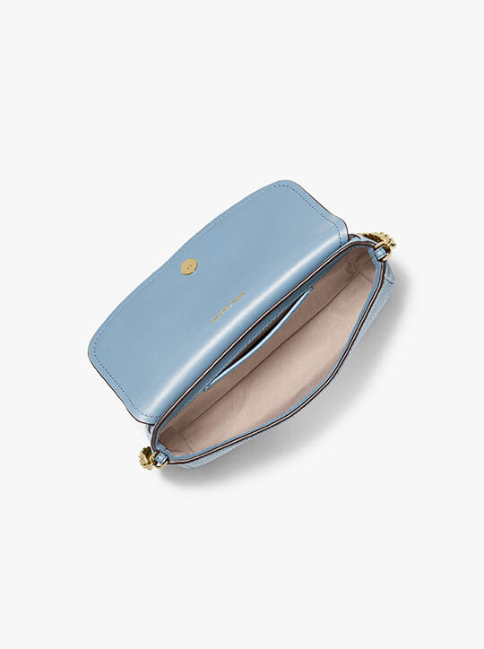 michael kors حقيبة كروس نوليتا صغيرة من الجلد المحبب