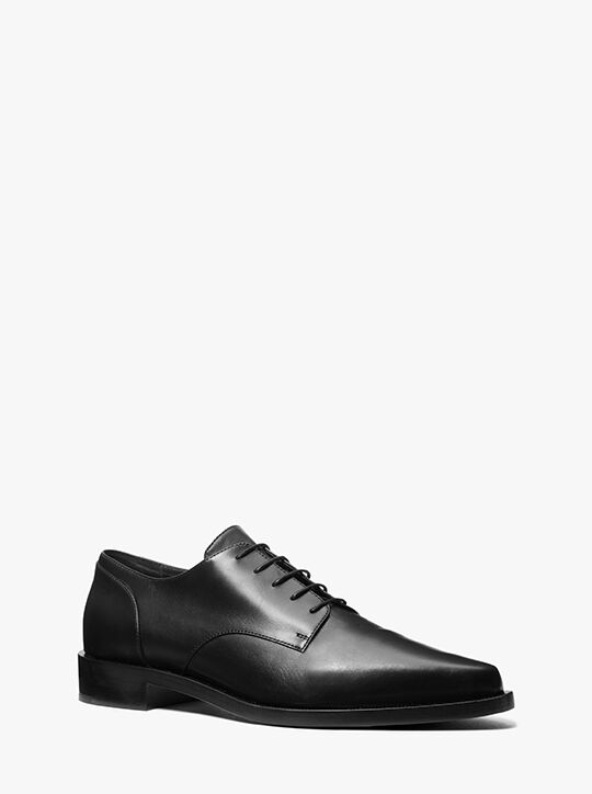 michael kors annette leather oxford