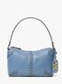 michael kors astor large studded leather shoulder bag