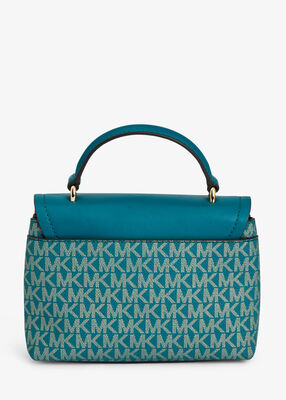 michael kors حقيبة كروسبودي قابلة للتحويل من تريبيكا، صغيرة بشعار الماركة
