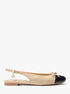 Piper Leather Slingback Ballet Flat michael kors piper leather slingback ballet flat