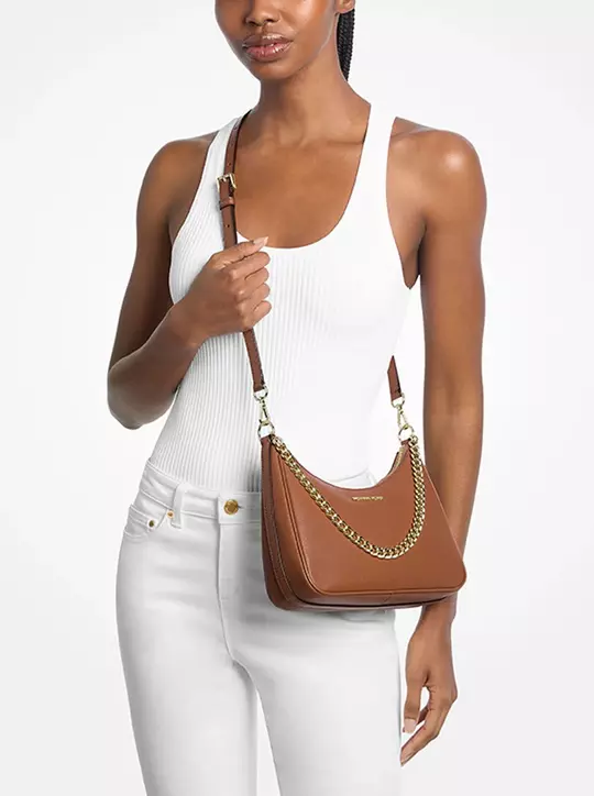 Jet Set Large Pebbled Leather Convertible Crossbody Bag michael kors jet set large pebbled leather convertible crossbody bag