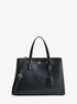 Chantal Medium Pebbled Leather Satchel michael kors chantal medium pebbled leather satchel