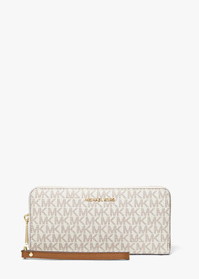 michael kors محفظة كونتيننتال بشعار الماركة