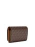 michael kors jet set large signature logo wallet