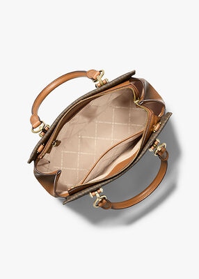 michael kors marilyn medium logo satchel